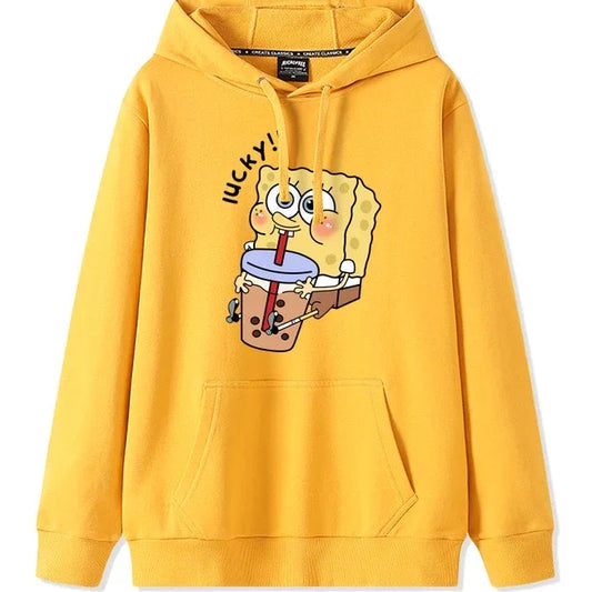 SpongeBob Yellow Sweatshirt - Casual Style