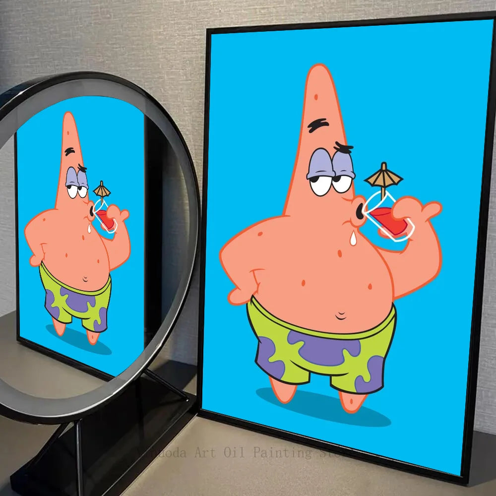 SpongeBob Poster - Squidward in Panic