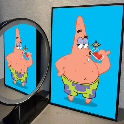 SpongeBob Poster - Squidward in Panic
