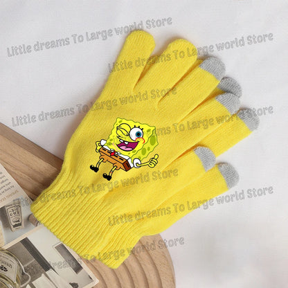 SpongeBob Touchscreen Gloves - SpongeBob and Patrick