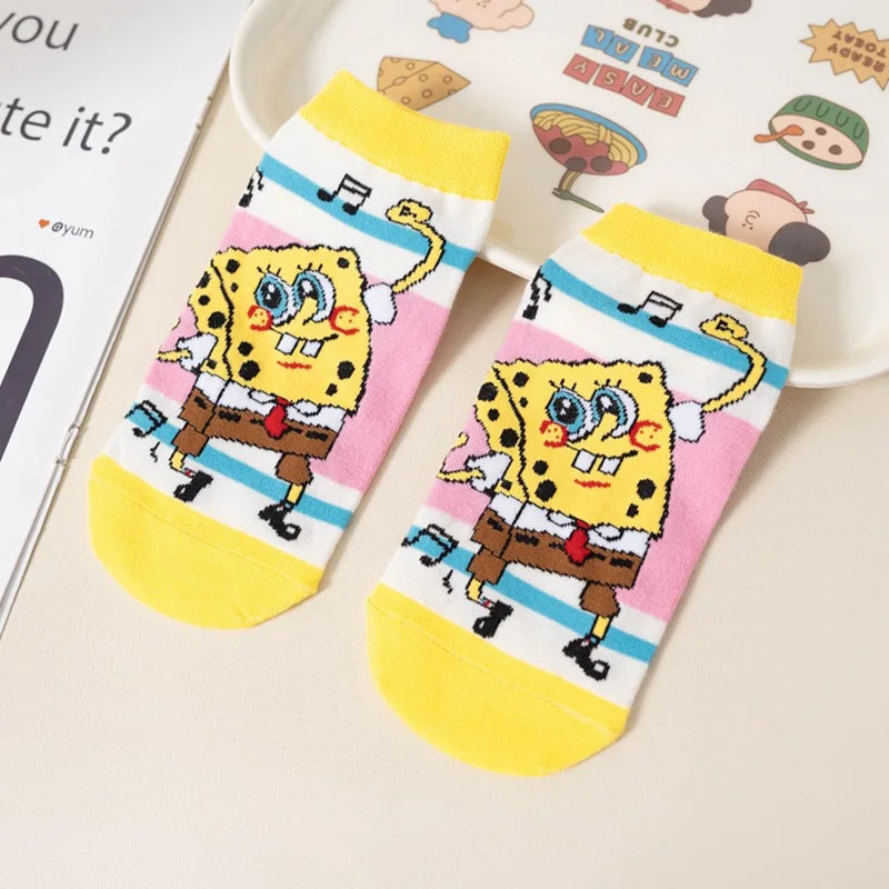 SpongeBob SquarePants Ankle Socks - Shooting Stars