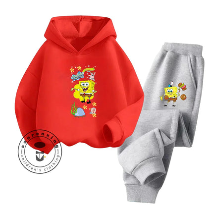 SpongeBob SquarePants Sport Set - Yellow & Black Pants