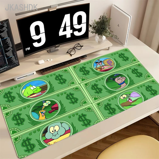 Mr. Krabs Mouse Pad - Dollar Pattern (Money)