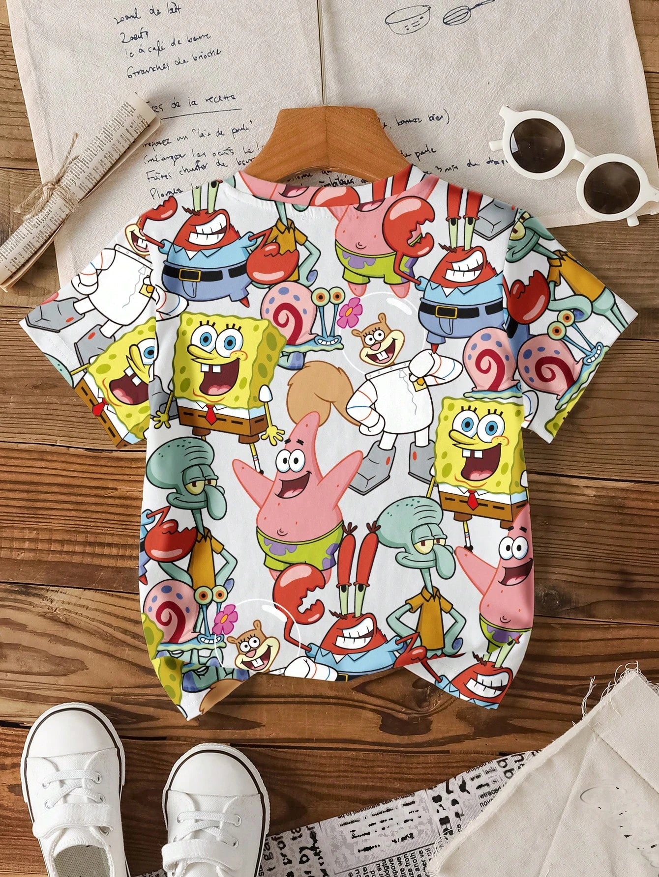 SpongeBob T-Shirt - Full Print Characters
