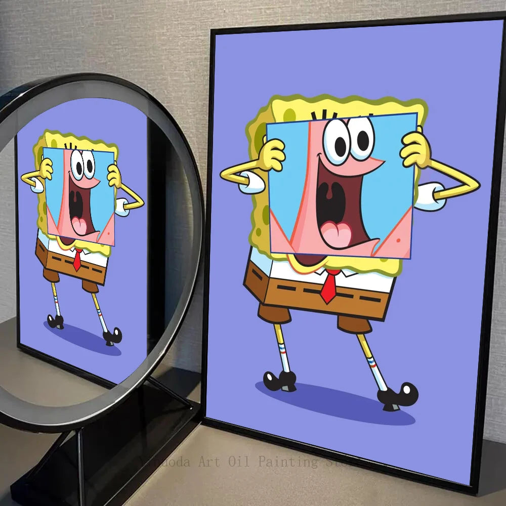 SpongeBob Poster - Squidward in Panic