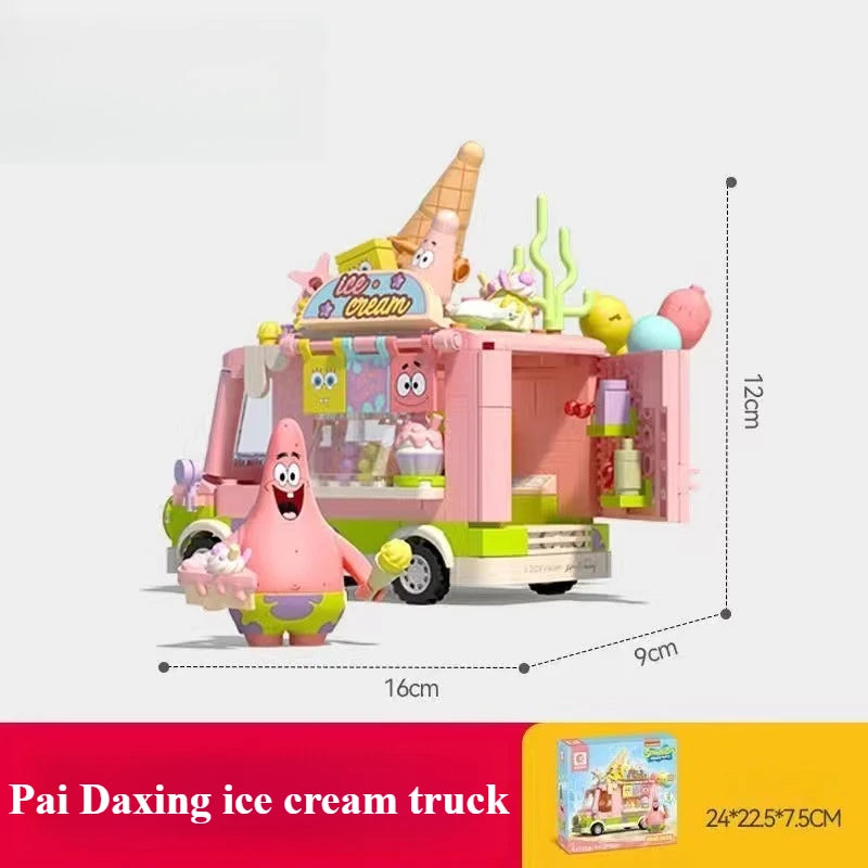 SpongeBob SquarePants Block Set - Beach Food Truck