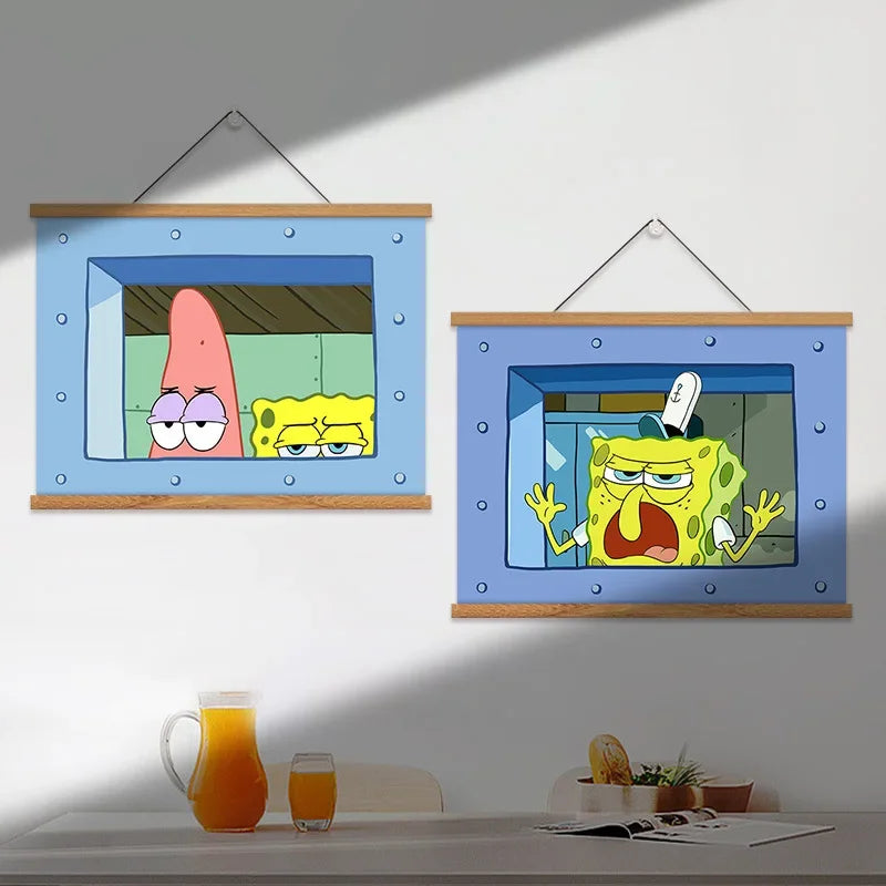 SpongeBob SquarePants Painting - Bikini Bottom Trio