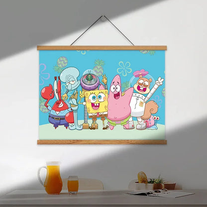 SpongeBob SquarePants Painting - Bikini Bottom Trio