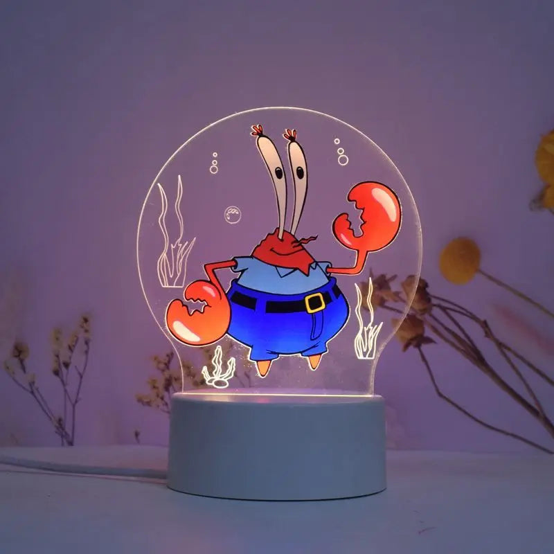 Bob & Patrick LED Night Light - Imagination Meme