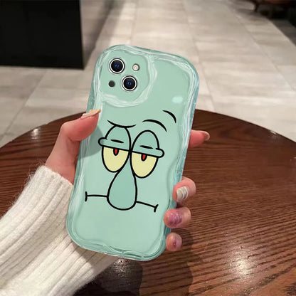 Squidward Tentacles iPhone Case - Seafoam Green (Glossy)