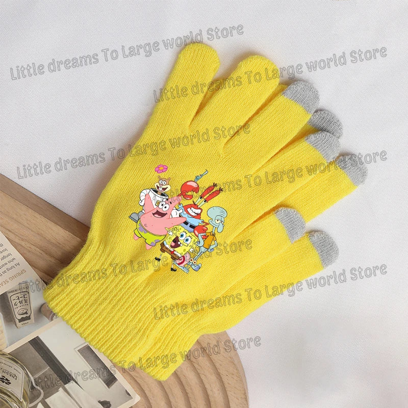 SpongeBob Touchscreen Gloves - SpongeBob and Patrick