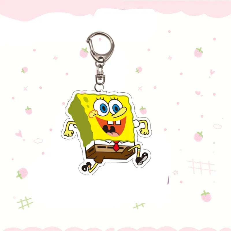 SpongeBob SquarePants Keychain - SpongeBob and Patrick