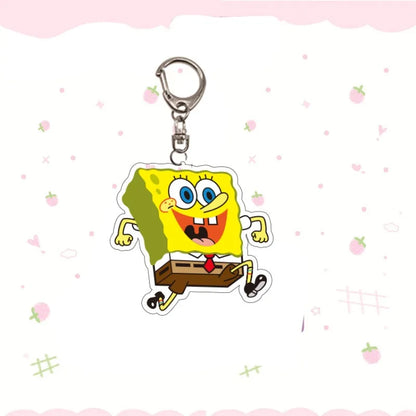 SpongeBob SquarePants Keychain - SpongeBob and Patrick