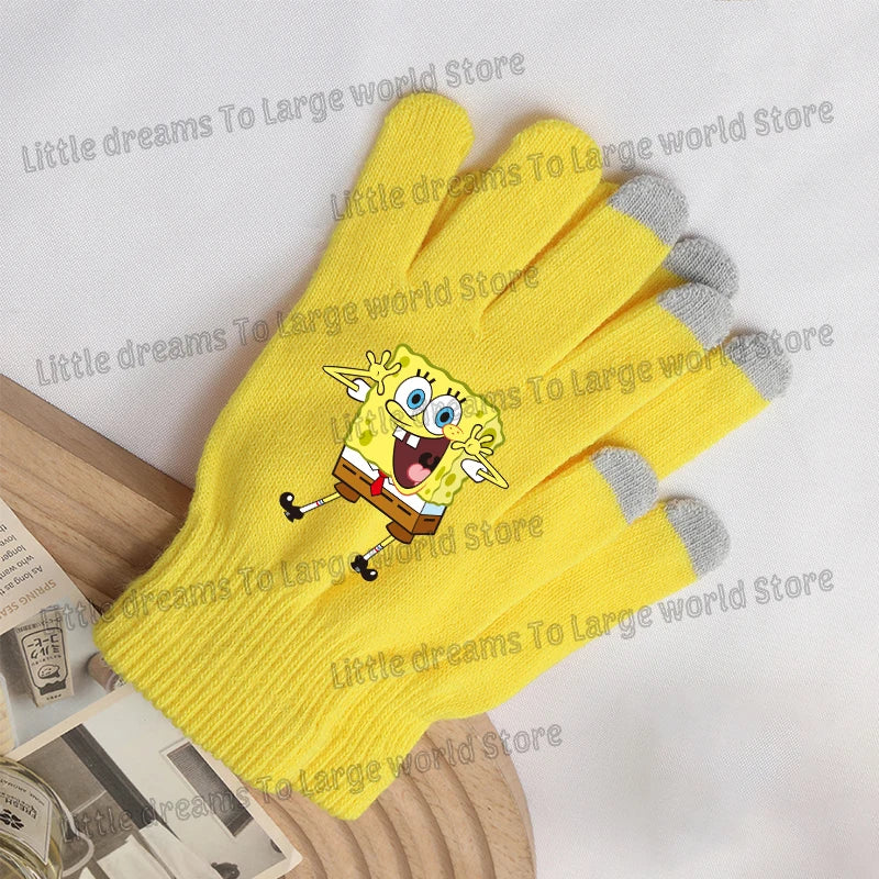 SpongeBob Touchscreen Gloves - SpongeBob and Patrick
