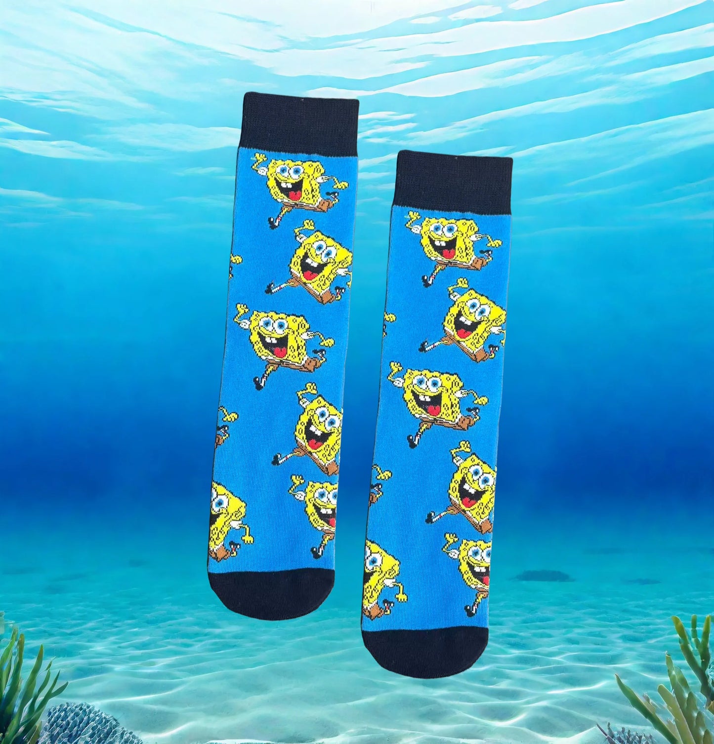 Spongebob Socks - Duo Navy Blue