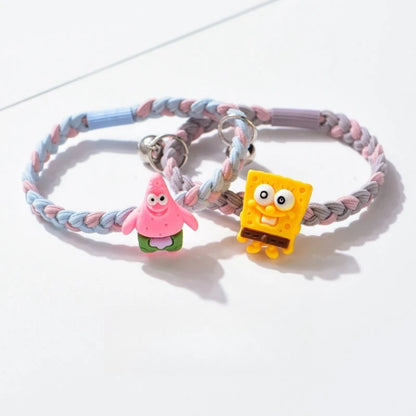 SpongeBob Bracelets - Braided Friendship Duo
