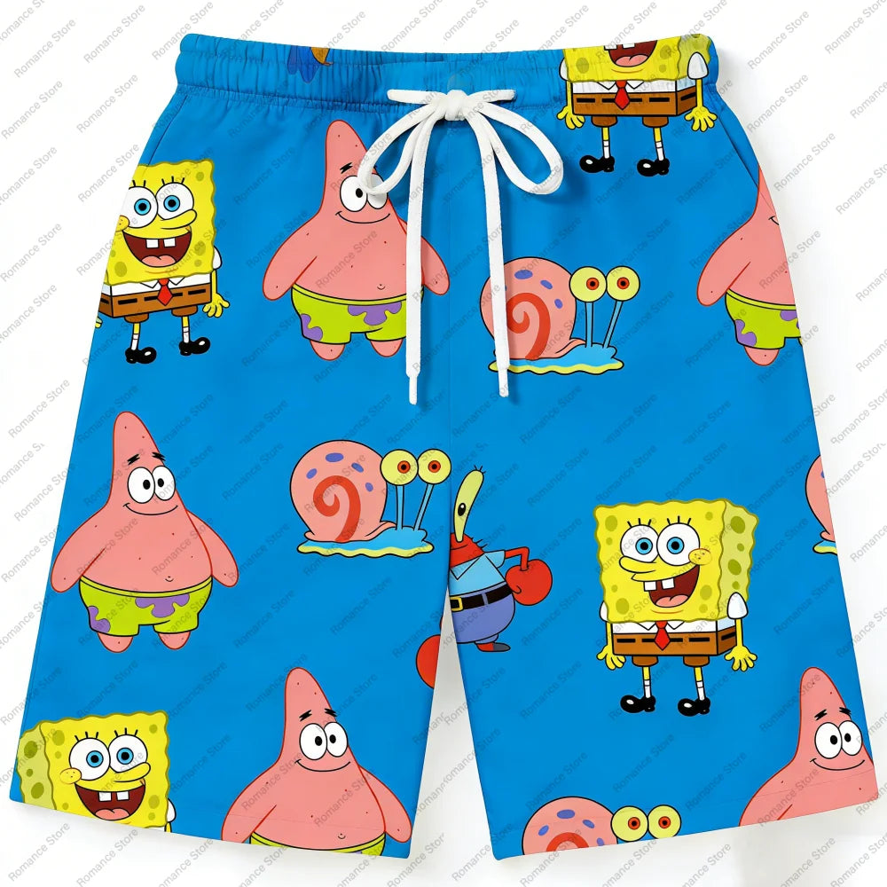 Short de bain Bob l'Éponge : Gary et ses amis