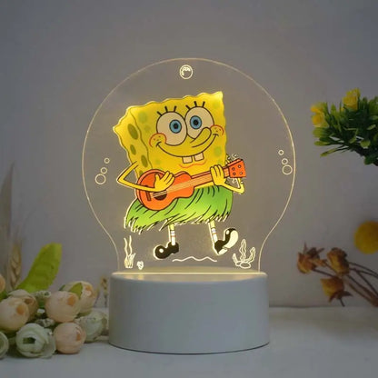 Bob & Patrick LED Night Light - Imagination Meme