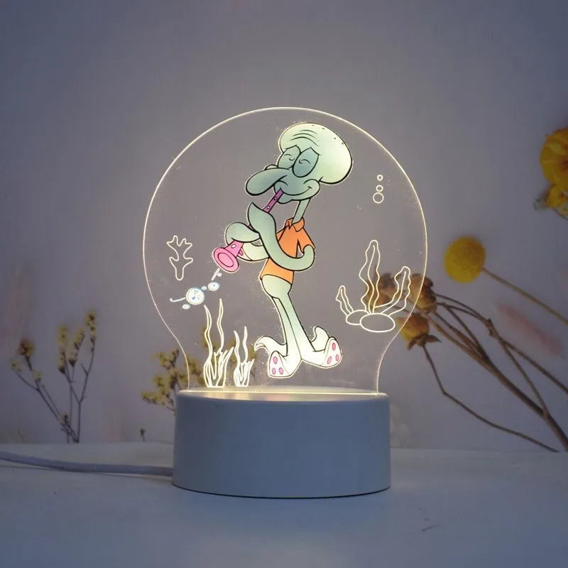 Bob & Patrick LED Night Light - Imagination Meme