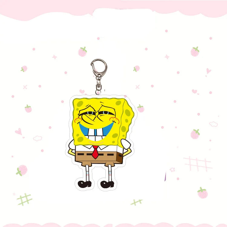 SpongeBob SquarePants Keychain - SpongeBob and Patrick