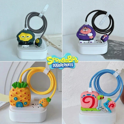 Protège-câble Bob l'Éponge : figurines pour port USB