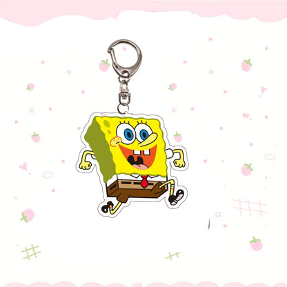 SpongeBob SquarePants Keychain - SpongeBob and Patrick
