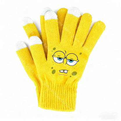 SpongeBob Touchscreen Gloves - SpongeBob Face