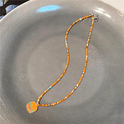 SpongeBob Pearl Necklace - Kawaii Style