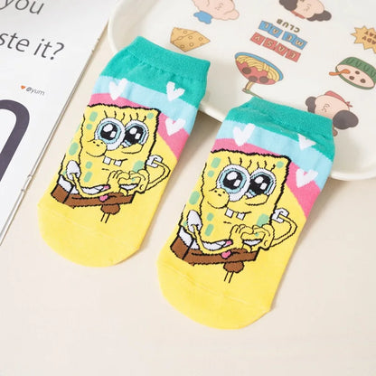 SpongeBob SquarePants Ankle Socks - Musical Notes