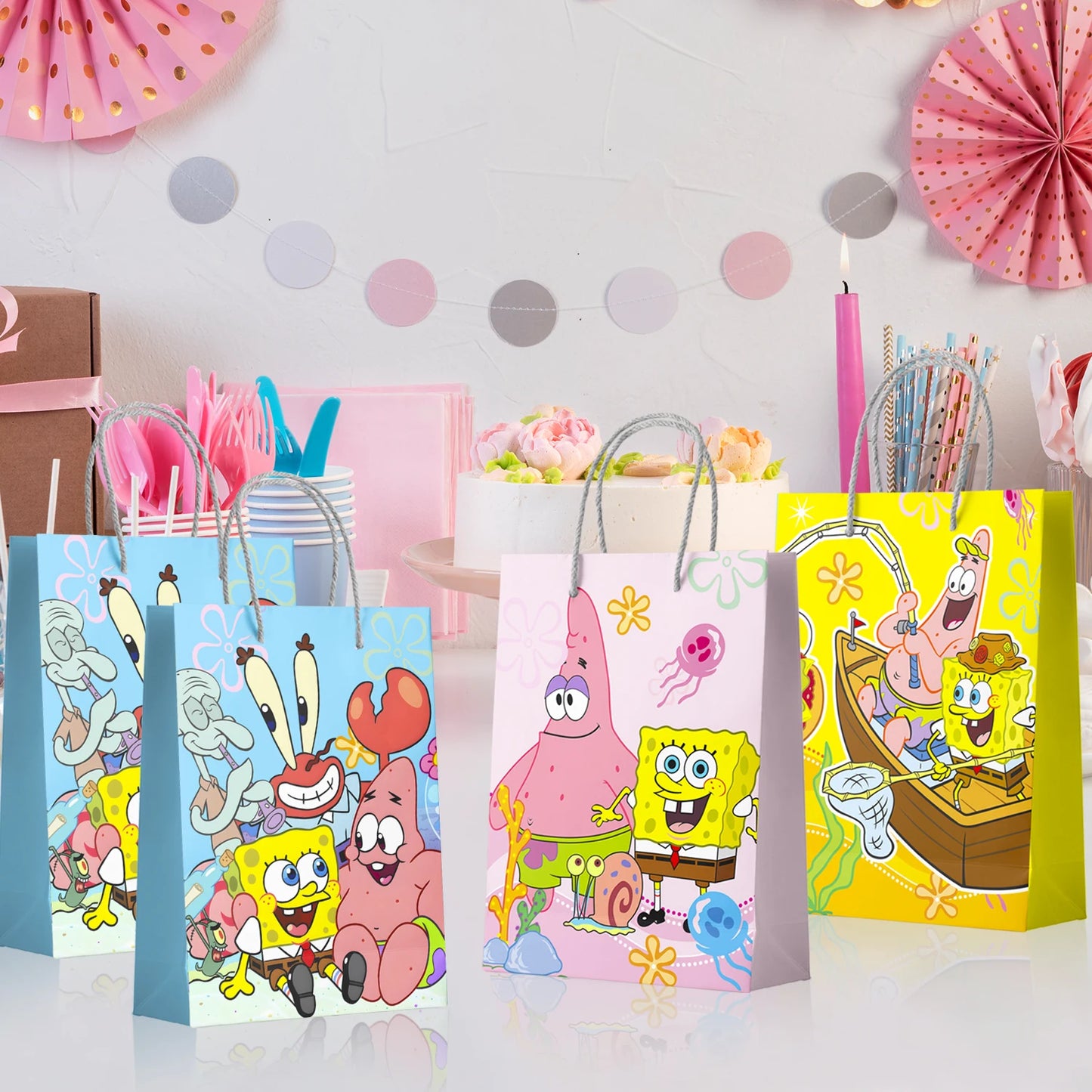 SpongeBob Gift Bags - Party Pack