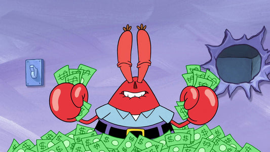 Coffret Pack Team Krabs : t-shirt, pull et casquette Mr. Krabs